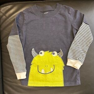 Monster Graphic Kids Long Sleeve Shirts